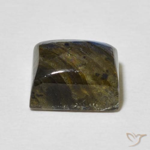 Labradorite Multicolore naturale da 3.66 ct, Taglio a baguette, Traslucido