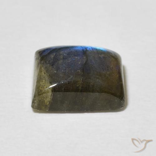 Labradorite Multicolore naturale da 2.66 ct, Taglio a baguette, Traslucido