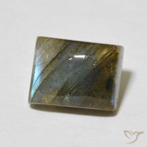 Labradorite Multicolore naturale da 2.99 ct, Taglio a baguette, Traslucido
