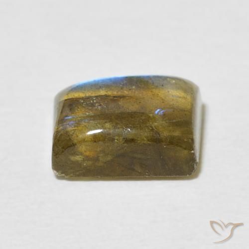 Labradorite Multicolore naturale da 2.63 ct, Taglio a baguette, Traslucido