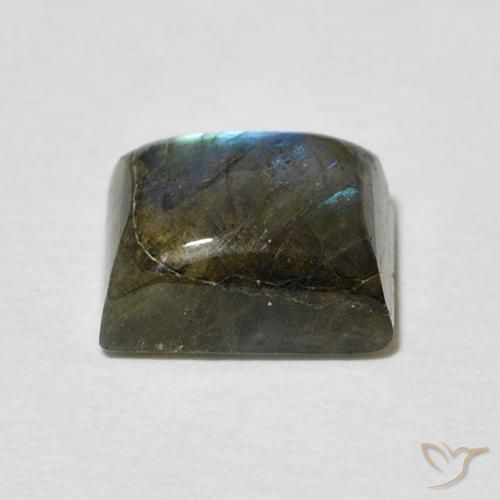 Labradorite Multicolore naturale da 2.90 ct, Taglio a baguette, Traslucido