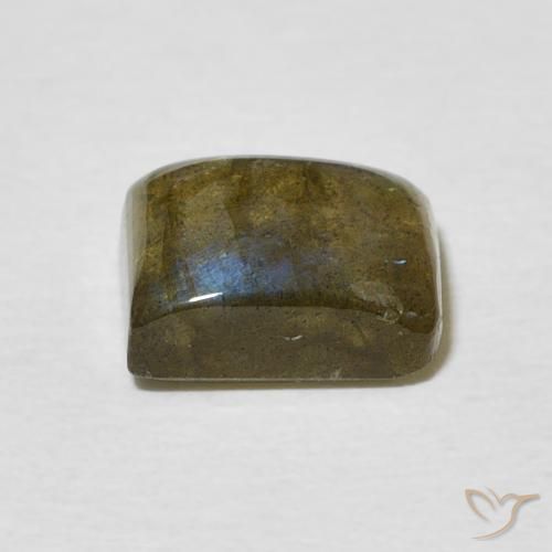 Labradorite Multicolore naturale da 2.52 ct, Taglio a baguette, Traslucido