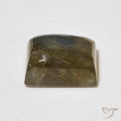 Labradorite Multicolore naturale da 2.96 ct, Taglio a baguette, Traslucido