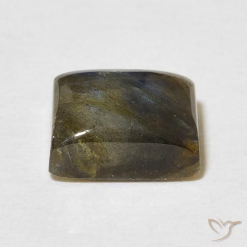 Labradorite Multicolore naturale da 3.22 ct, Taglio a baguette, Traslucido