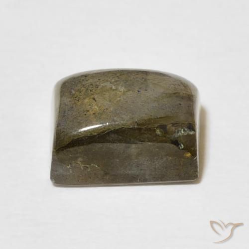 Labradorite Multicolore naturale da 3.48 ct, Taglio a baguette, Traslucido