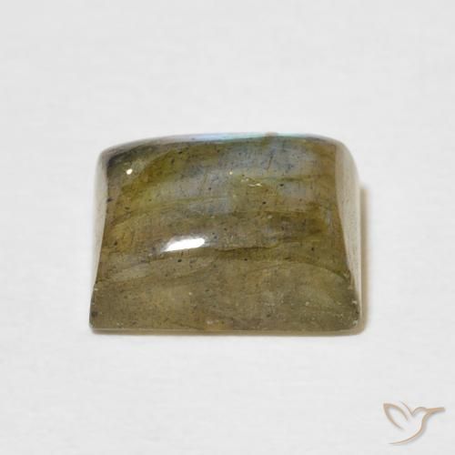 Labradorite Multicolore naturale da 3.04 ct, Taglio a baguette, Traslucido