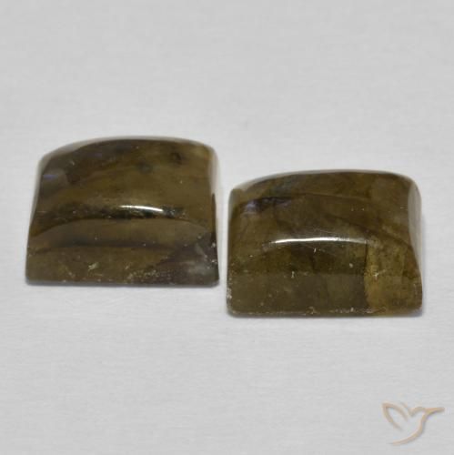 Gemme di Labradorite Multicolore naturale da 6.82 ct, Taglio a baguette, Traslucido