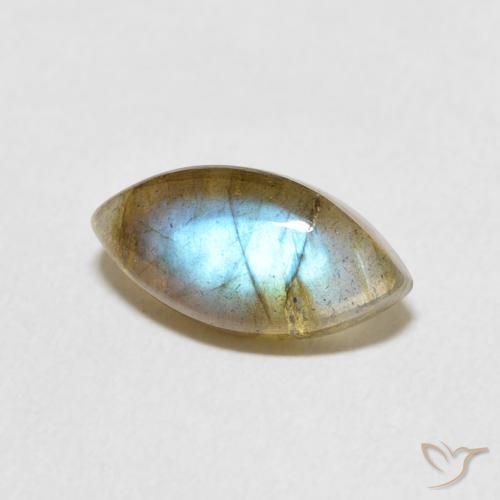 Labradorite Multicolore naturale da 2.51 ct, Taglio marquise, Traslucido