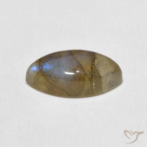 Labradorite Multicolore naturale da 2.51 ct, Taglio marquise, Traslucido