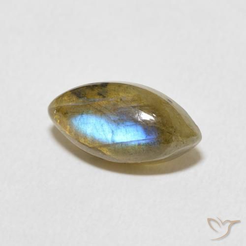 Labradorite Multicolore naturale da 2.34 ct, Taglio marquise, Traslucido
