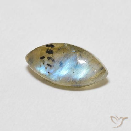 Labradorite Multicolore naturale da 2.15 ct, Taglio marquise, Traslucido
