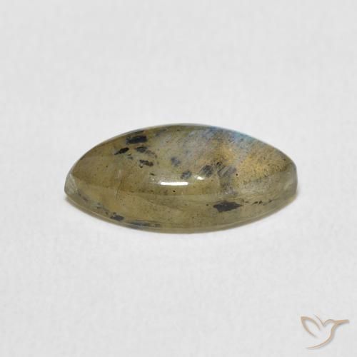 Labradorite Multicolore naturale da 2.15 ct, Taglio marquise, Traslucido