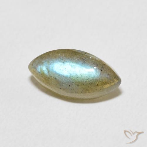 Labradorite Multicolore naturale da 2.24 ct, Taglio marquise, Traslucido