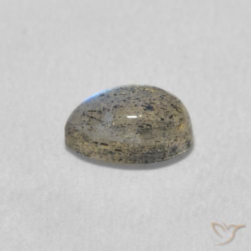 Labradorite Multicolore naturale da 0.57 ct, Forma a pera, Traslucido