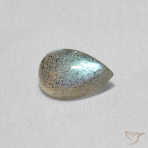 Labradorite Multicolore naturale da 0.58 ct, Forma a pera, Traslucido