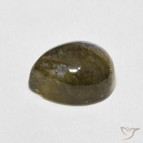 Labradorite Multicolore naturale da 4.24 ct, Forma a pera, Traslucido