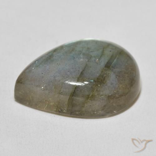 Labradorite Multicolore naturale da 16.02 ct, Forma a pera, Traslucido