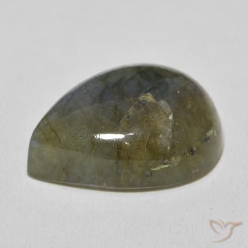 Labradorite Multicolore naturale da 16.66 ct, Forma a pera, Traslucido