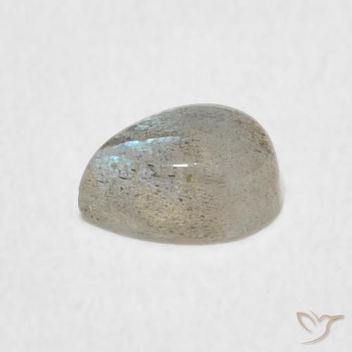 Labradorite Multicolore naturale da 0.60 ct, Forma a pera, Traslucido