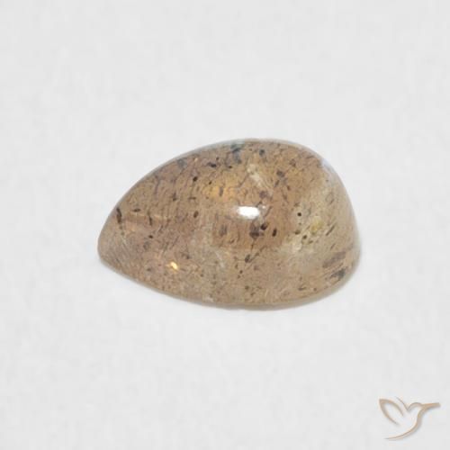 Labradorite Multicolore naturale da 0.53 ct, Forma a pera, Traslucido