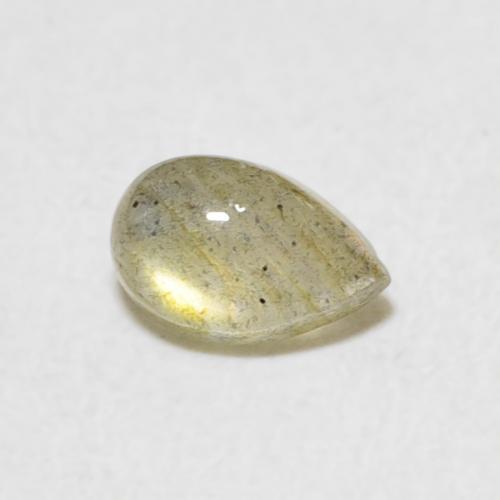 Labradorite Multicolore naturale da 0.43 ct, Forma a pera, Traslucido