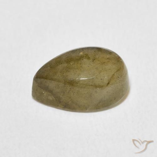 Labradorite Multicolore naturale da 2.39 ct, Forma a pera, Traslucido
