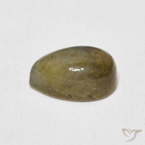 Labradorite Multicolore naturale da 1.71 ct, Forma a pera, Traslucido