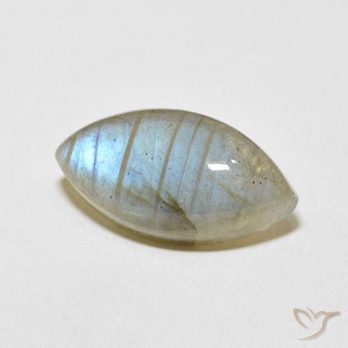 Labradorite Multicolore naturale da 9.87 ct, Taglio marquise, Traslucido