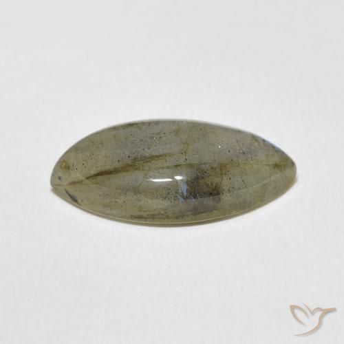 Labradorite Multicolore naturale da 7.70 ct, Taglio marquise, Traslucido