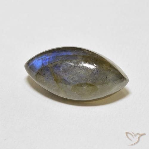 Labradorite Multicolore naturale da 11.00 ct, Taglio marquise, Traslucido
