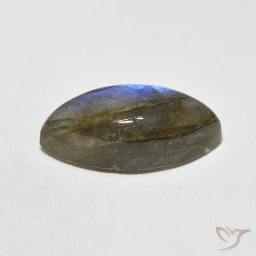 Labradorite Multicolore naturale da 11.00 ct, Taglio marquise, Traslucido