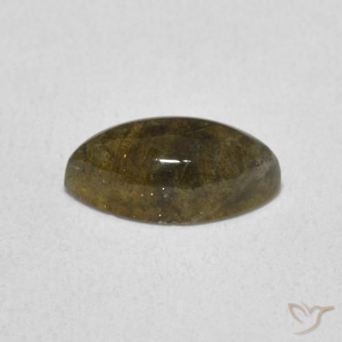 Labradorite Multicolore naturale da 1.43 ct, Taglio marquise, Traslucido