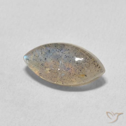 Labradorite Multicolore naturale da 2.46 ct, Taglio marquise, Traslucido