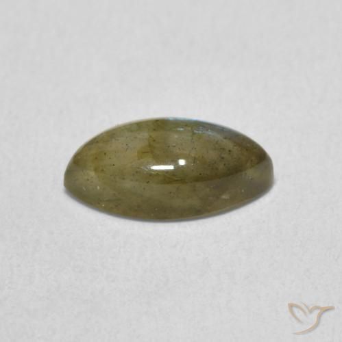 Labradorite Multicolore naturale da 1.42 ct, Taglio marquise, Traslucido