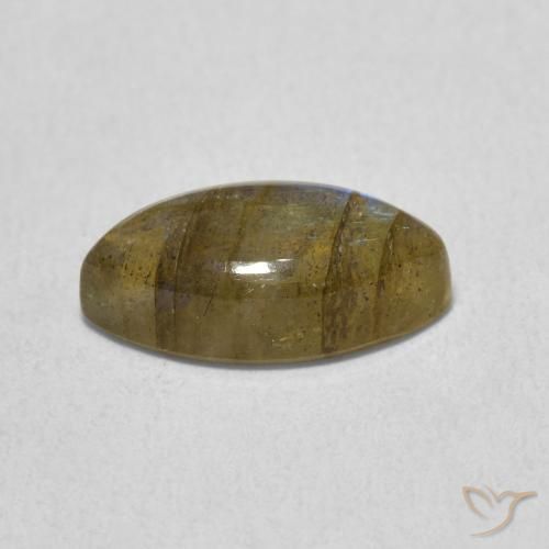 Labradorite Multicolore naturale da 2.54 ct, Taglio marquise, Traslucido
