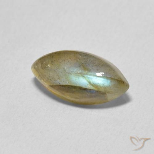 Labradorite Multicolore naturale da 2.32 ct, Taglio marquise, Traslucido