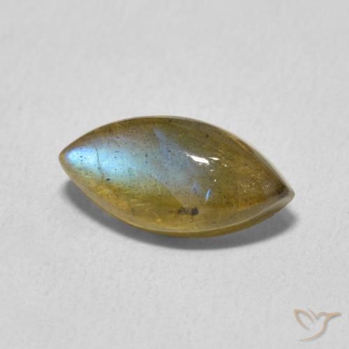 Labradorite Multicolore naturale da 2.49 ct, Taglio marquise, Traslucido