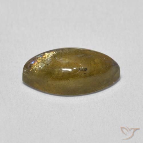 Labradorite Multicolore naturale da 2.49 ct, Taglio marquise, Traslucido