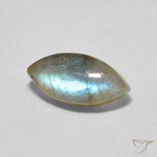 Labradorite Multicolore naturale da 2.47 ct, Taglio marquise, Traslucido