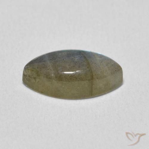Labradorite Multicolore naturale da 2.47 ct, Taglio marquise, Traslucido