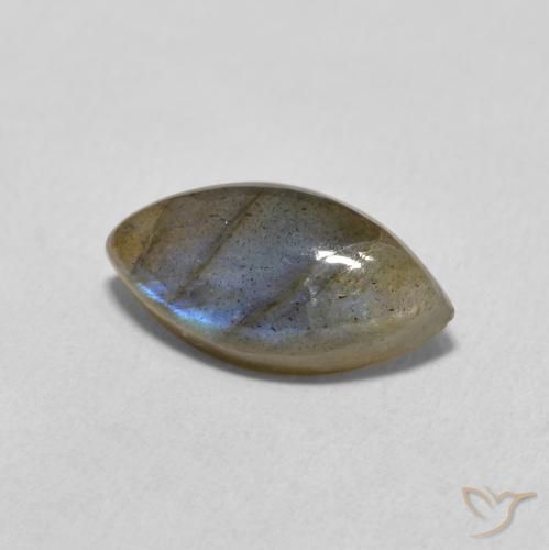 Labradorite Multicolore naturale da 3.83 ct, Taglio marquise, Traslucido