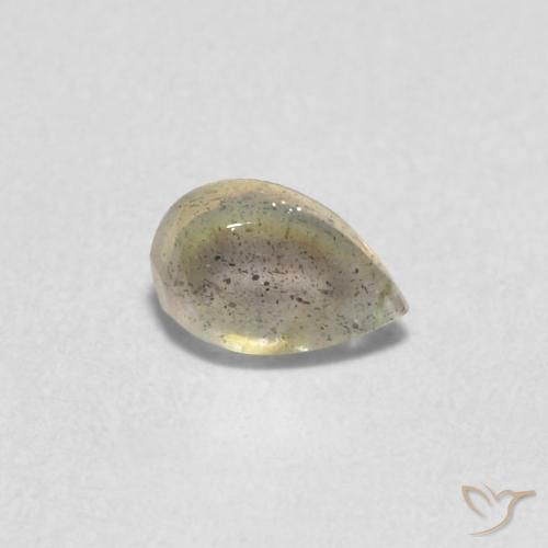 Labradorite Multicolore naturale da 0.38 ct, Forma a pera, Traslucido
