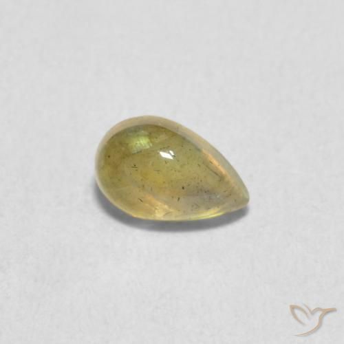 Labradorite Multicolore naturale da 0.44 ct, Forma a pera, Traslucido