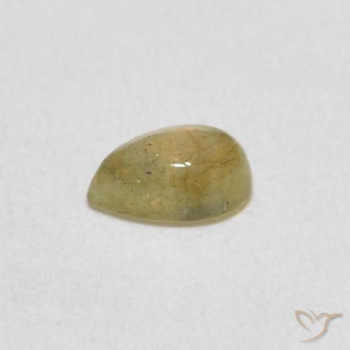Labradorite Multicolore naturale da 0.44 ct, Forma a pera, Traslucido