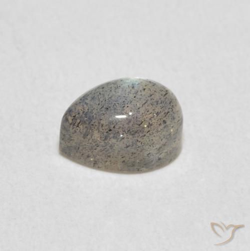 Labradorite Multicolore naturale da 0.80 ct, Forma a pera, Traslucido