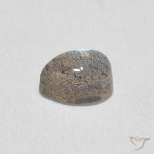Labradorite Multicolore naturale da 0.78 ct, Forma a pera, Traslucido