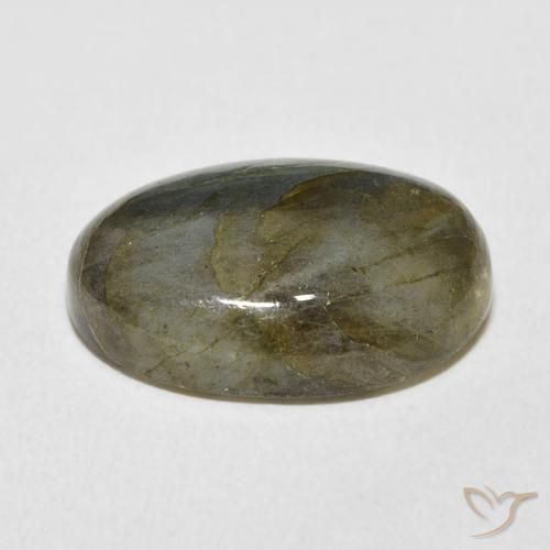 Labradorite Multicolore naturale da 11.54 ct, Ovale, Traslucido