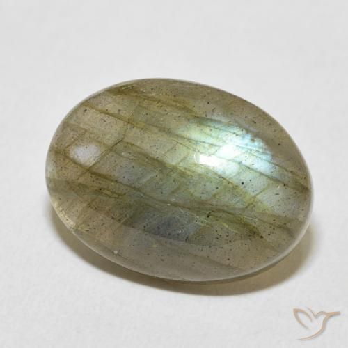 Labradorite Multicolore naturale da 11.84 ct, Ovale, Traslucido