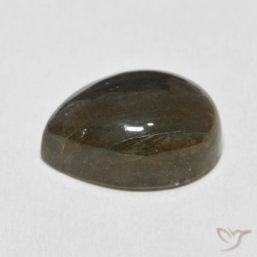 Labradorite Multicolore naturale da 10.42 ct, Forma a pera, Traslucido