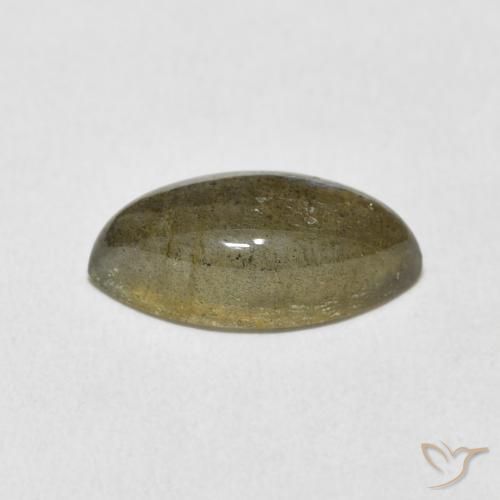 Labradorite Multicolore naturale da 5.11 ct, Taglio marquise, Traslucido